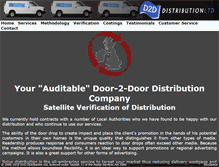 Tablet Screenshot of d2d-distribution.co.uk